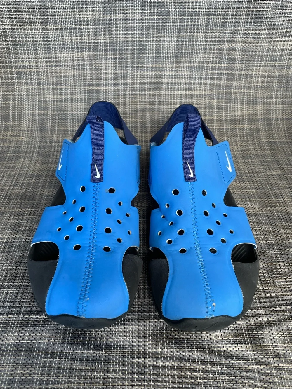 Nike Kids Sunray Protect 2 Royal Blue-Navy Sport Sandals Unisex Youth Size 3.5